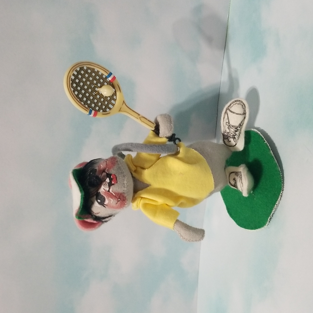 Annalee 1986 tennis boy mouse  7"